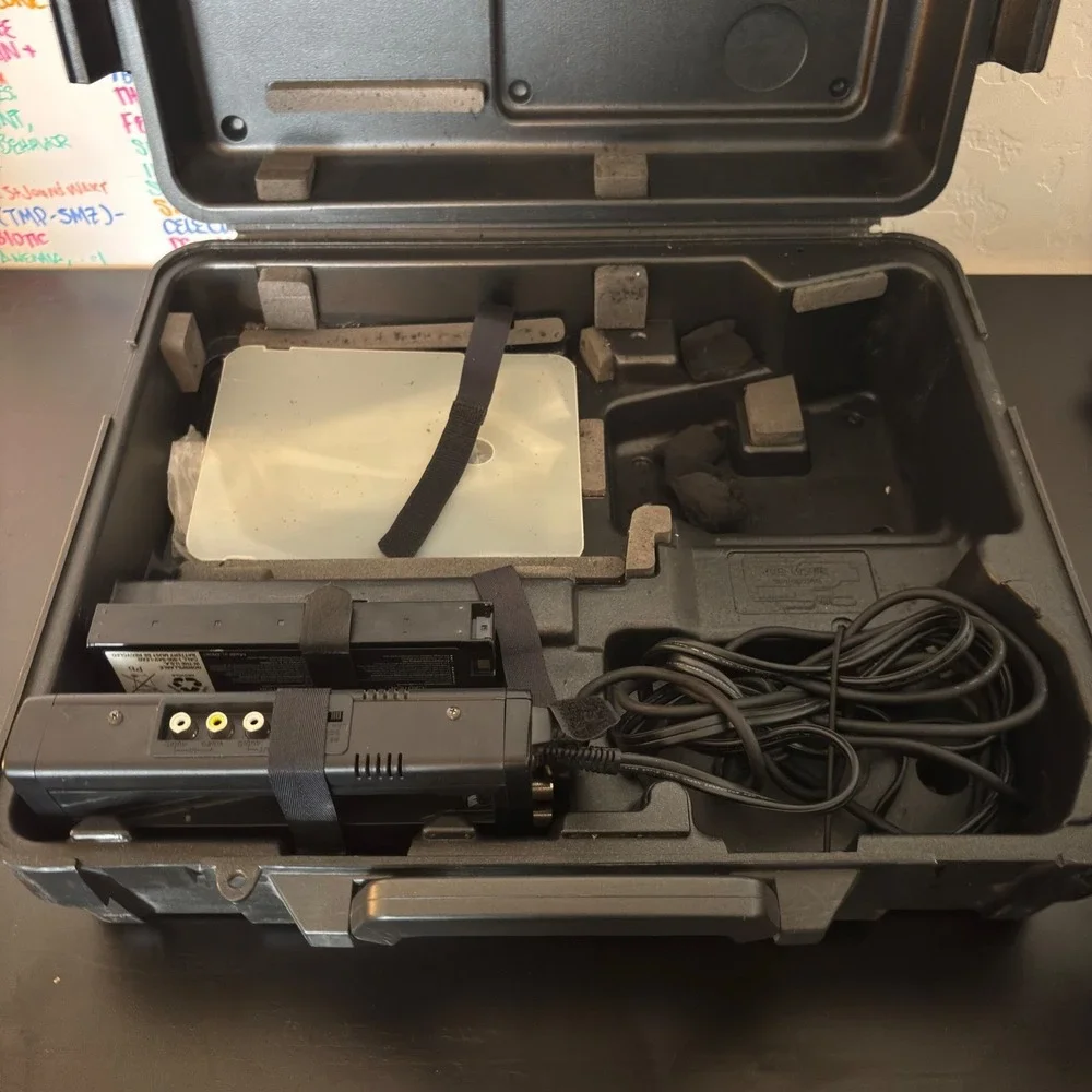 Panasonic AG-400 S-VHS Reporter Camcorder Vintage Digital CCD Camera Tested READ